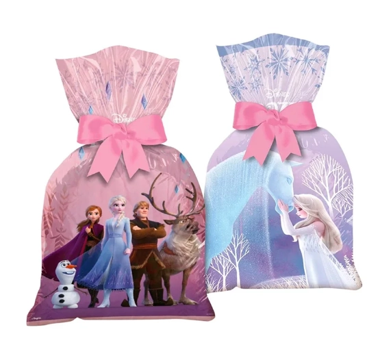 Sacola Plastica Frozen C/8un Regina Festas