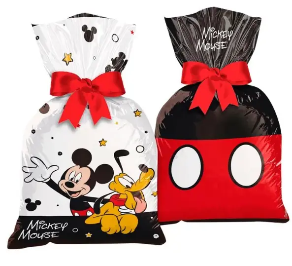Sacola Plastica Mickey Classico 08un Regina