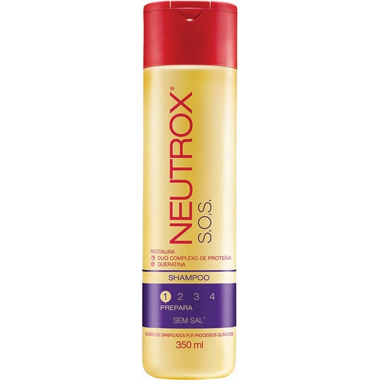 Shampoo Neutrox S.o.s. Hidrata E Restaura Frasco 350ml