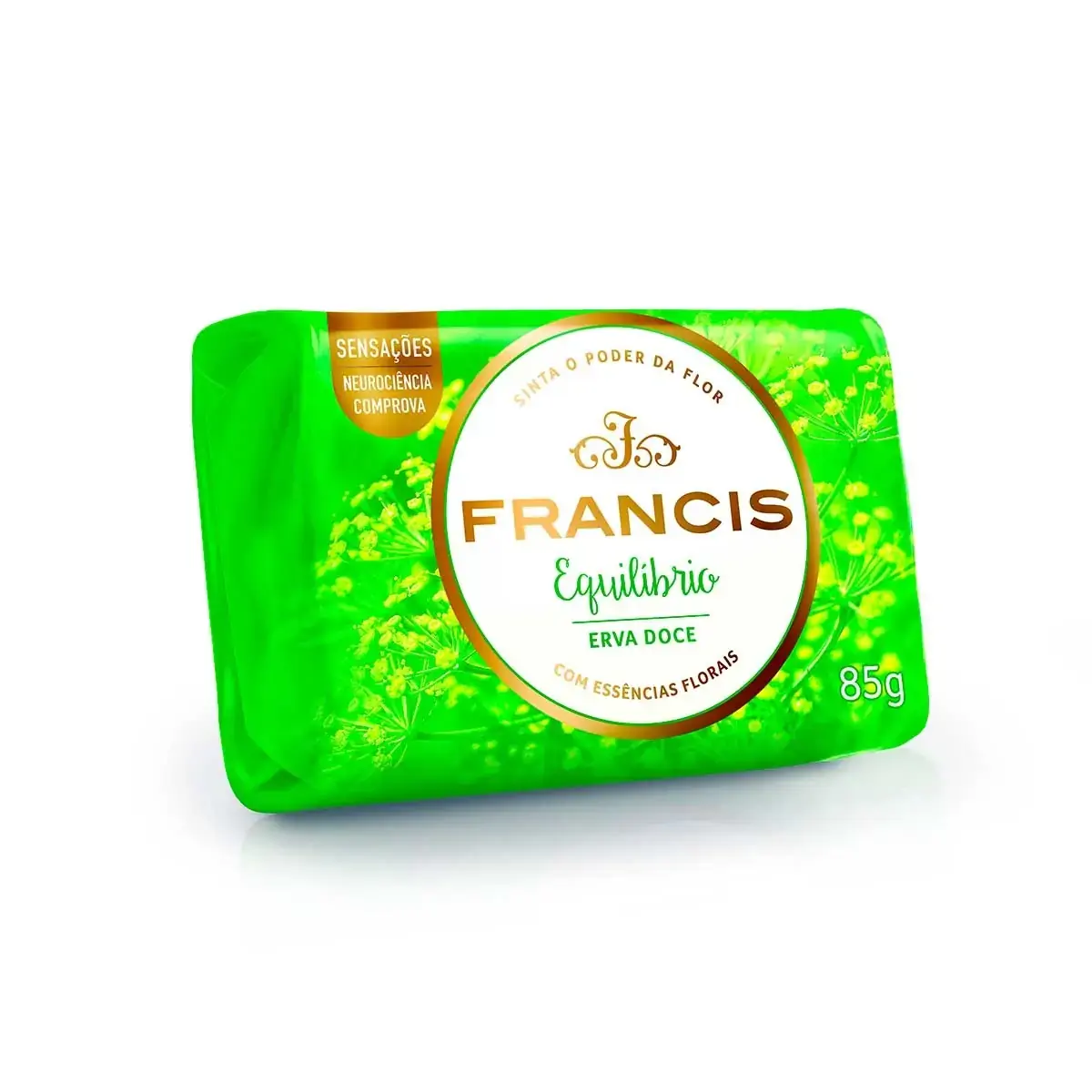 Sabonete Barra Erva Doce Francis Equilíbrio Envoltório 85g