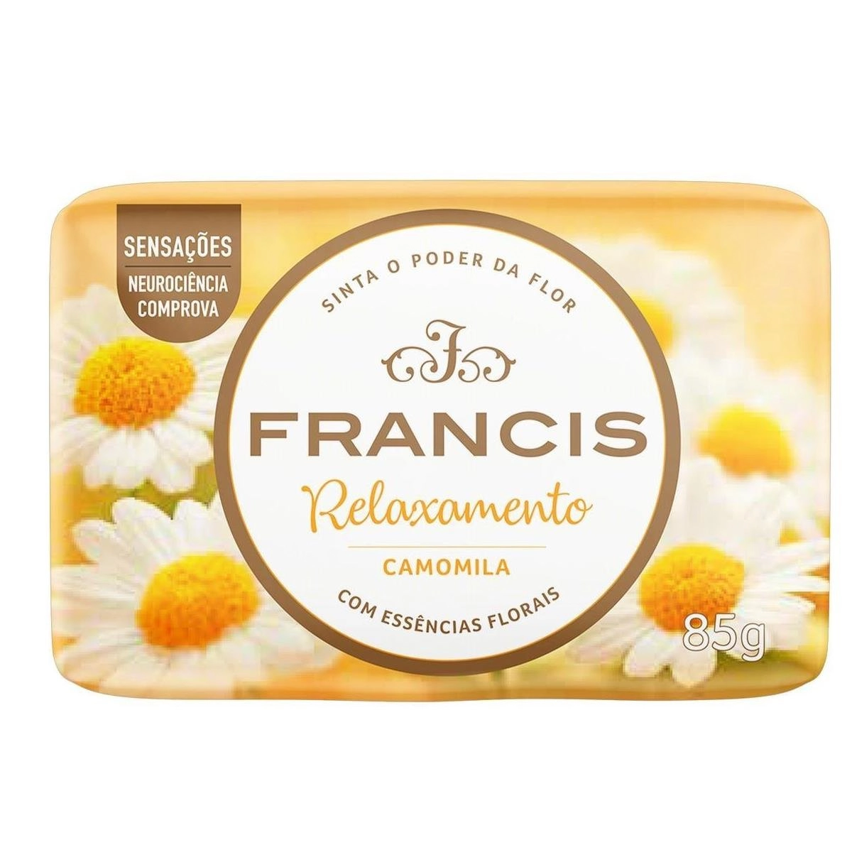 Sabonete em Barra Camomila Francis Relaxamento Envoltório 85g