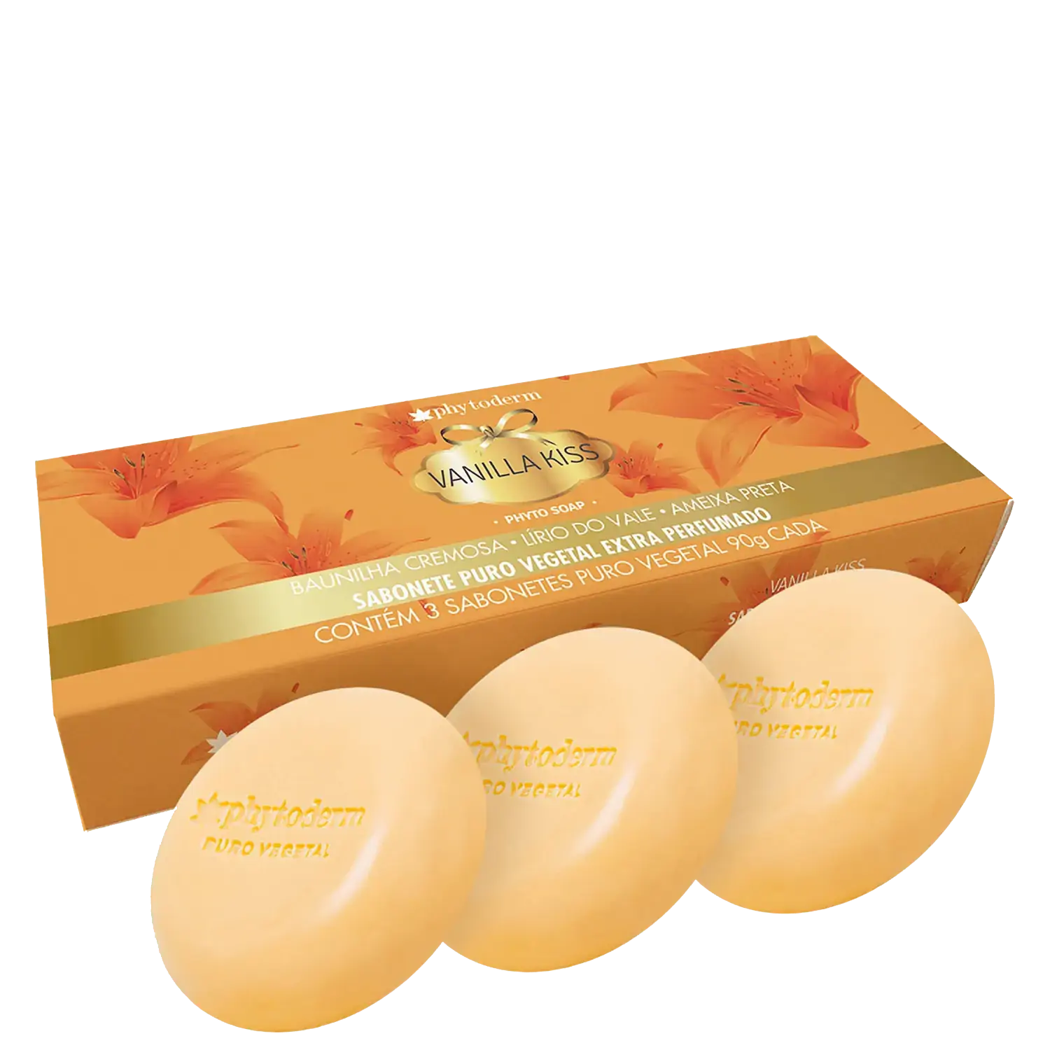 Phytoderm Kit Sab C/3 Vanilla Kiss 90g
