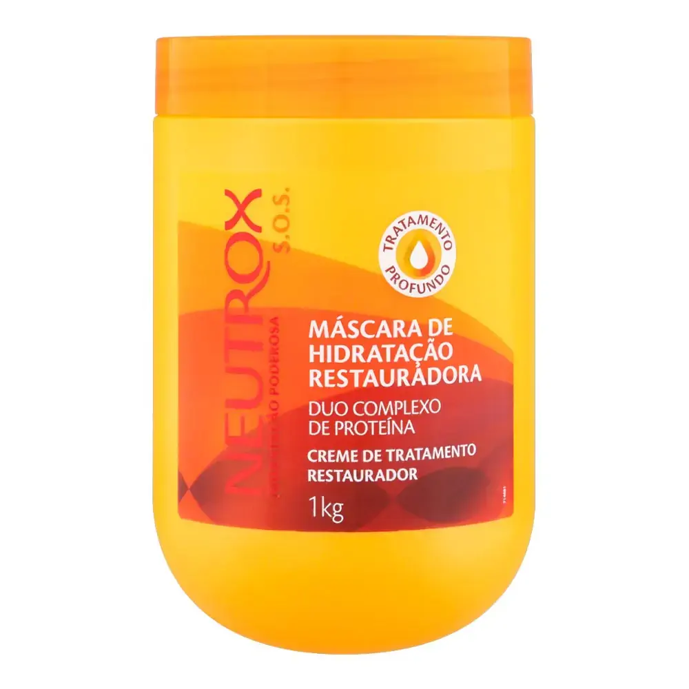 Máscara De Hidratação 2 Em 1 Neutrox S.o.s. Cachos Pote 1kg