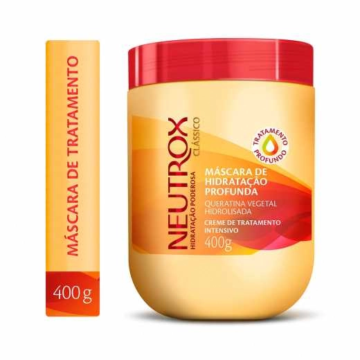 Máscara Hidratação Profunda Neutrox Clássico Pote 400g