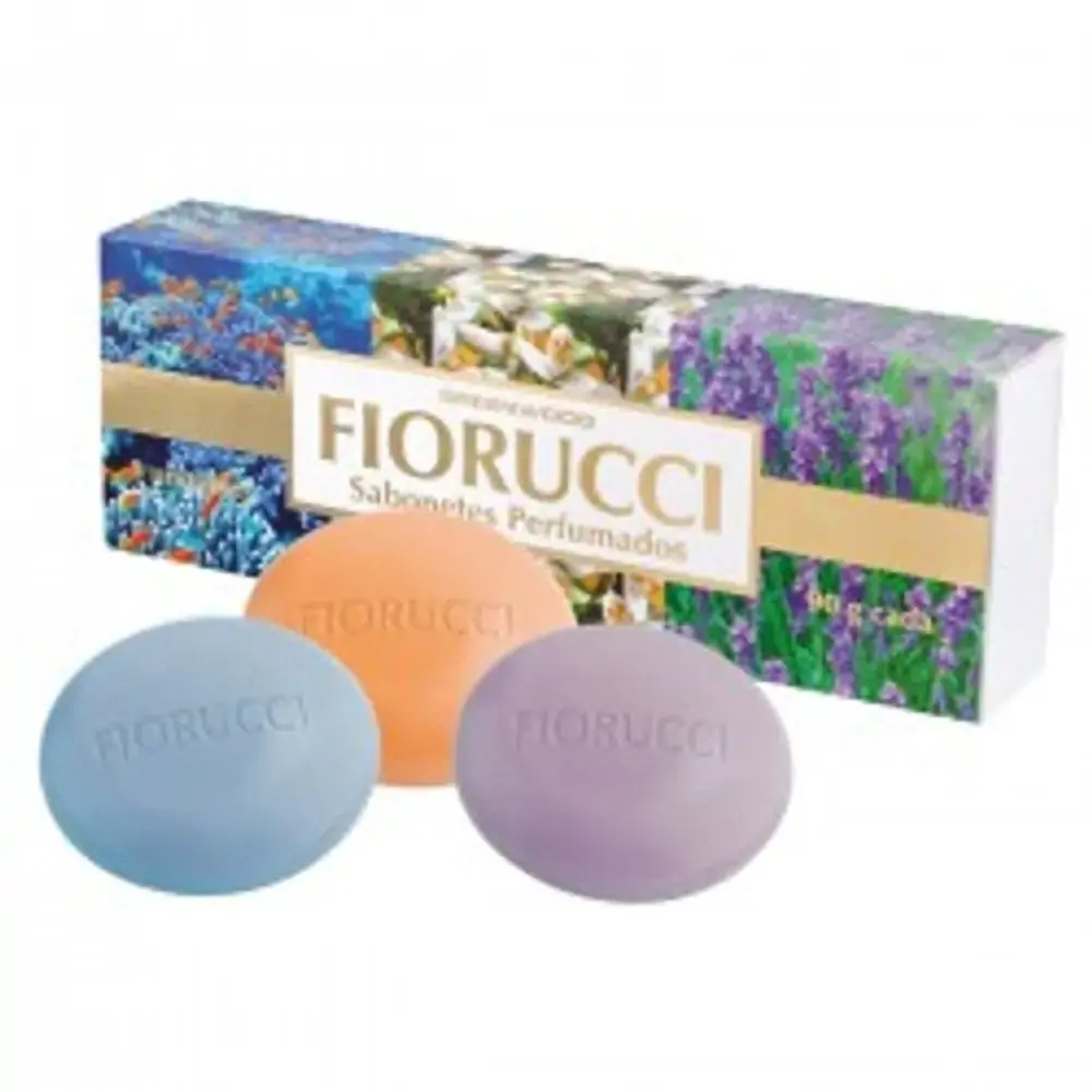 Sabonete Fiorucci Perfumados C/3 Algas Flor Laran Lav