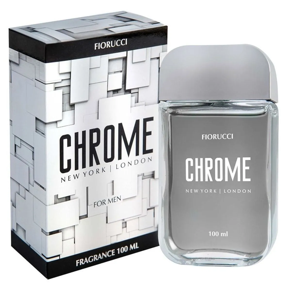 Deo Colônia Chrome New York/london Fiorucci For Men Caixa 100ml