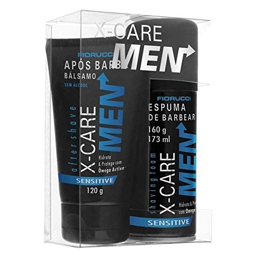 Kit Dueto Fiorucci X Care Men Espuma Barbear Sensitive