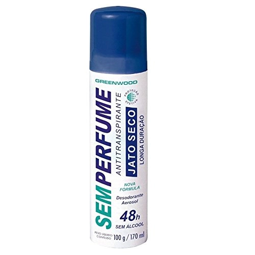 Desodorante Greenwood Aerossol Sem Perfume Jato Seco
