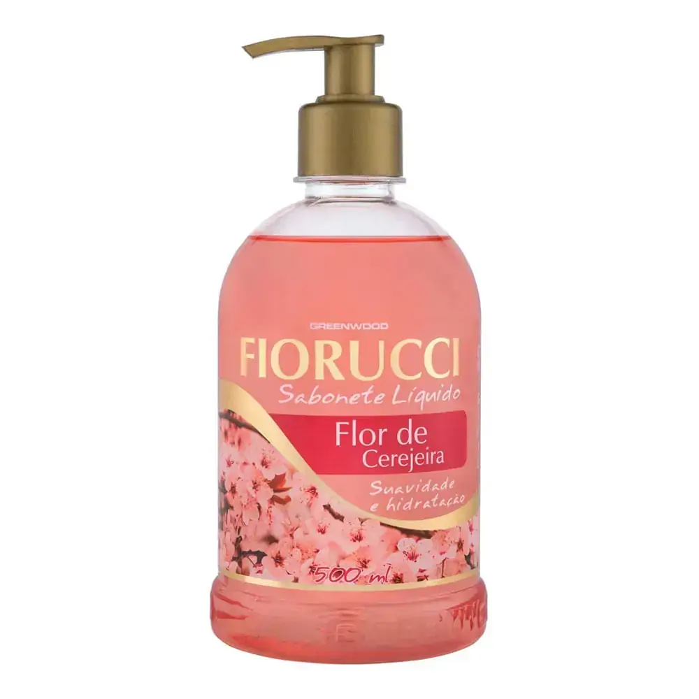 Sabonete Líquido Flor De Cerejeira Fiorucci Frasco 500ml