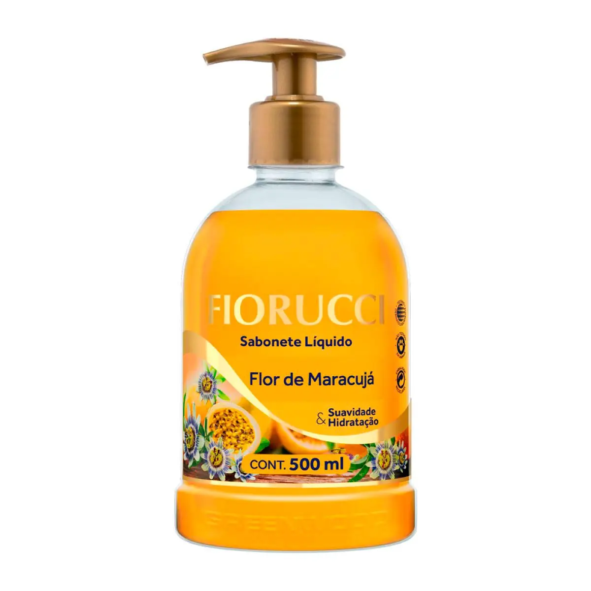 Sabonete Líquido Flor De Maracujá Fiorucci Frasco 500ml