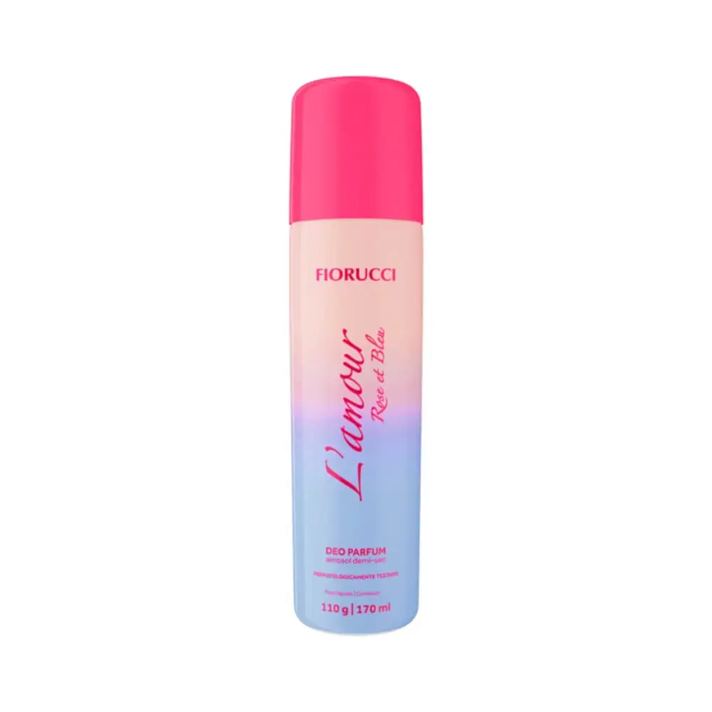 Desodorante Aerossol Demi Sec Lamour Fiorucci 170ml Spray
