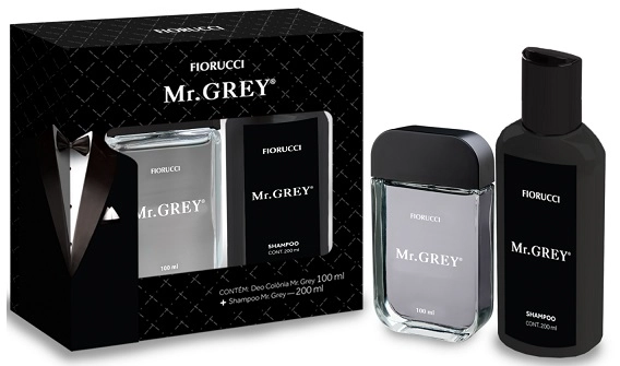 Kit Fiorucci Deo Col.masc 100ml Sh 3 Em 1 200ml Mr Grey