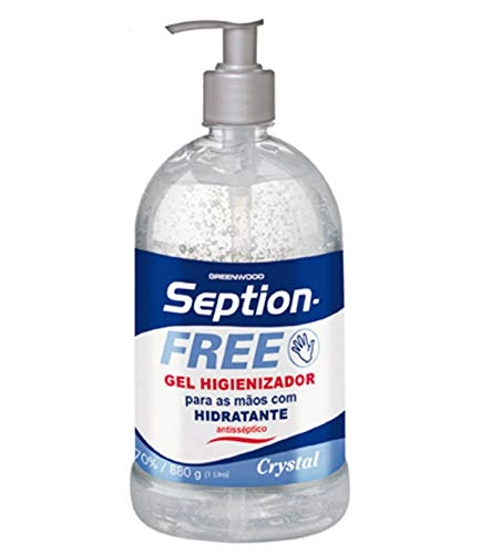 Gel Higienizador Seption Free Crystal 1litro