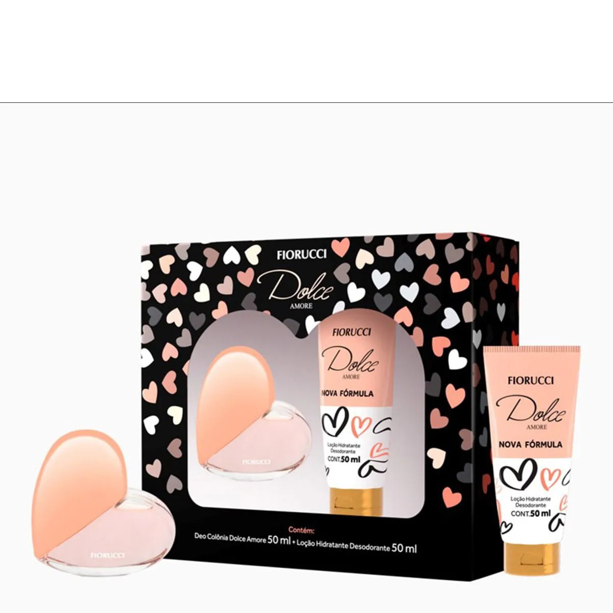 Kit Fiorucci Col 50ml Lc Hidr 50ml Dolce Amore