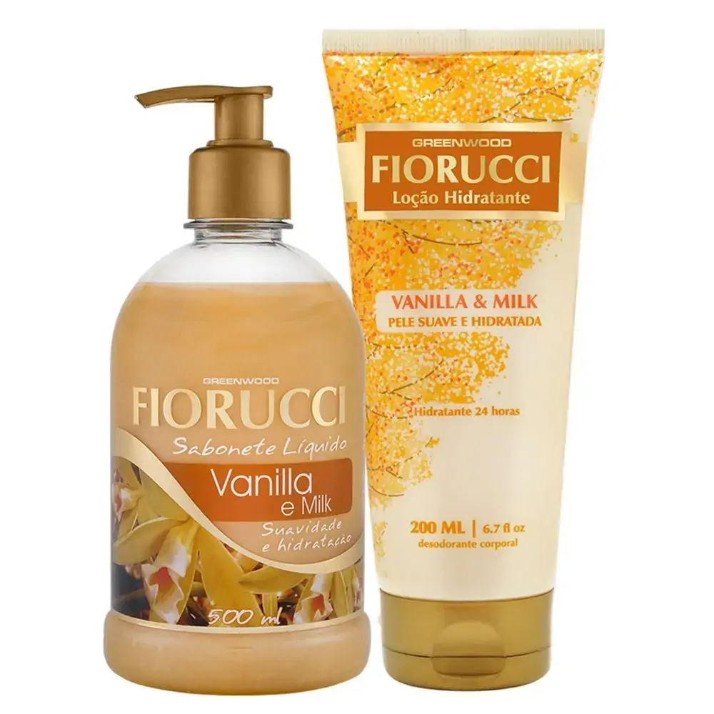 Kit Fiorucci Sab Liq 500ml Lc Hidr 200ml Vanilla