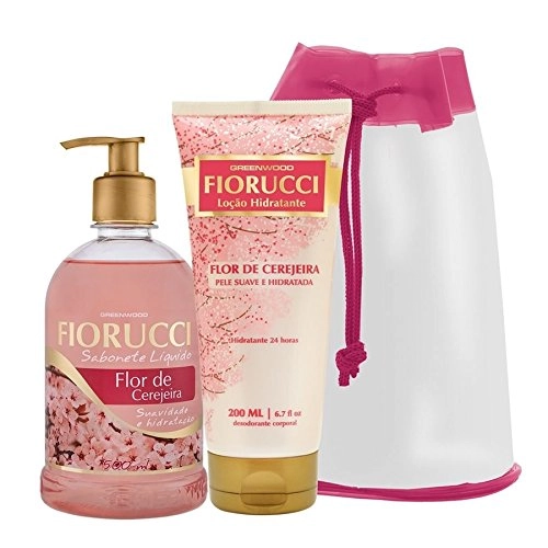 Fiorucci Flor De Cerejeira Kit Sabonete Líquido Loção Hidratante Kit