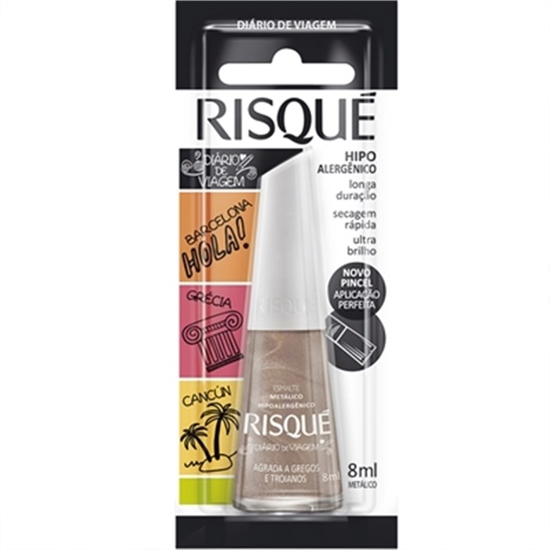 Esmalte Cremoso Agrada Grego E Troiano 8ml Risque