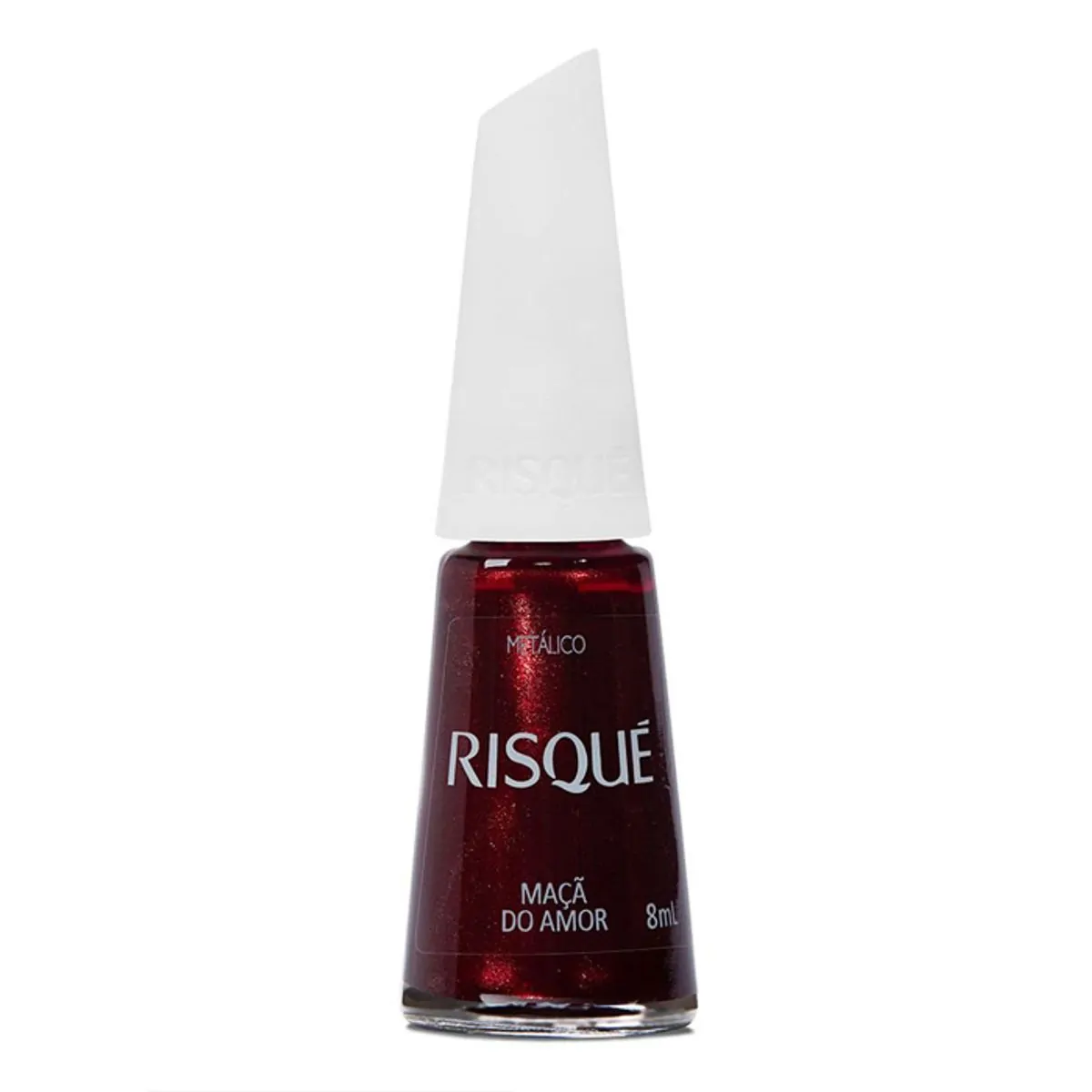 Esmalte Risqué Metálico Maçã do Amor 8ml 1 Unidade
