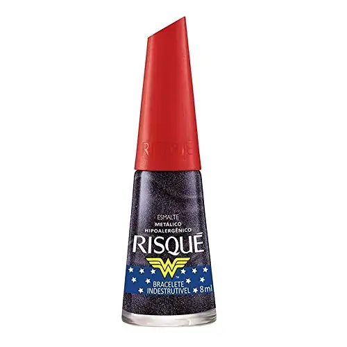 Esmalte Cremoso Mulher Maravilha Bracelete Indestrutvel 8ml Risque