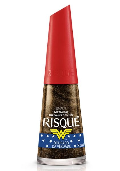 Esmalte Cremoso M. Maravilha Dourado Verdade 8ml Risque
