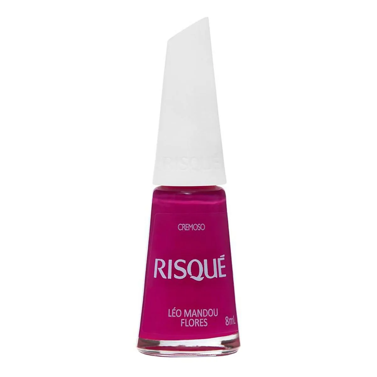 Esmalte Risqué Cremoso Léo Mandou Flores 8ml 1 Unidade