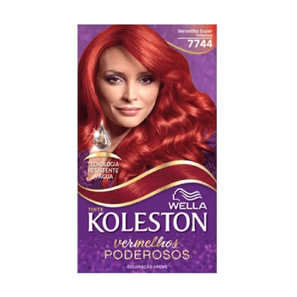 Tinta de Cabelo Koleston Vermelho Super Intenso 7744