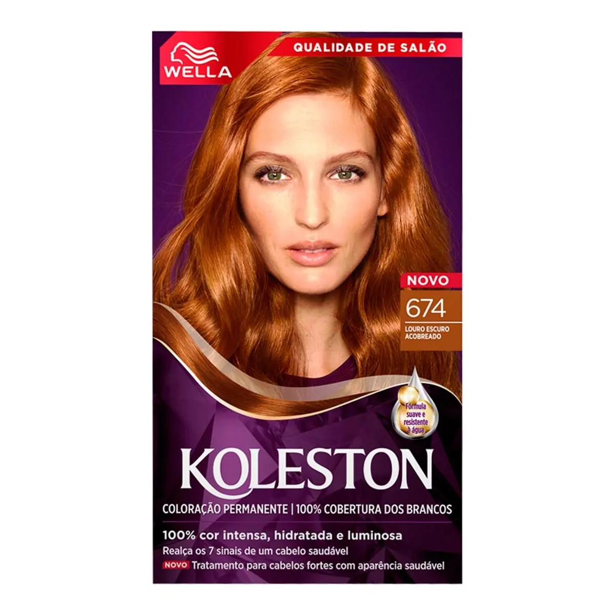 Tintura Koleston n° 674 Chocolate Acobreado 1 Unidade