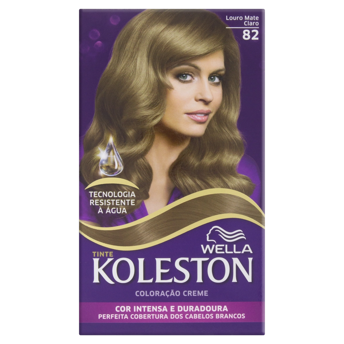 Kit Coloração Creme 82 Louro Mate Claro Wella Koleston