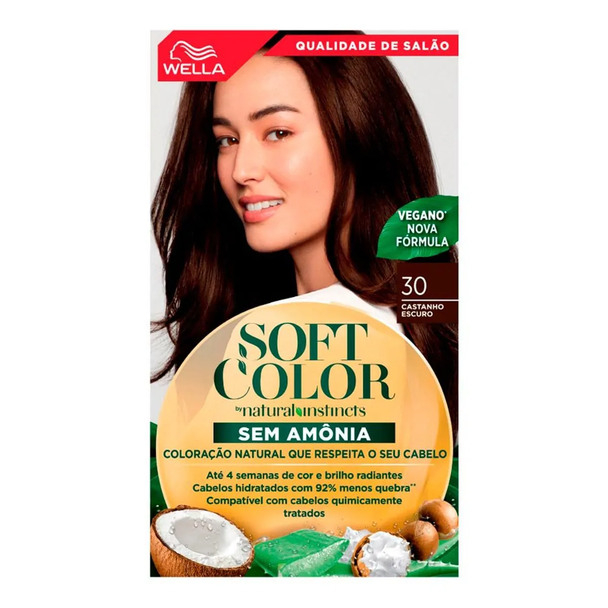 Tintura Soft Color Nº 30 Castanho Escuro 1 Unidade