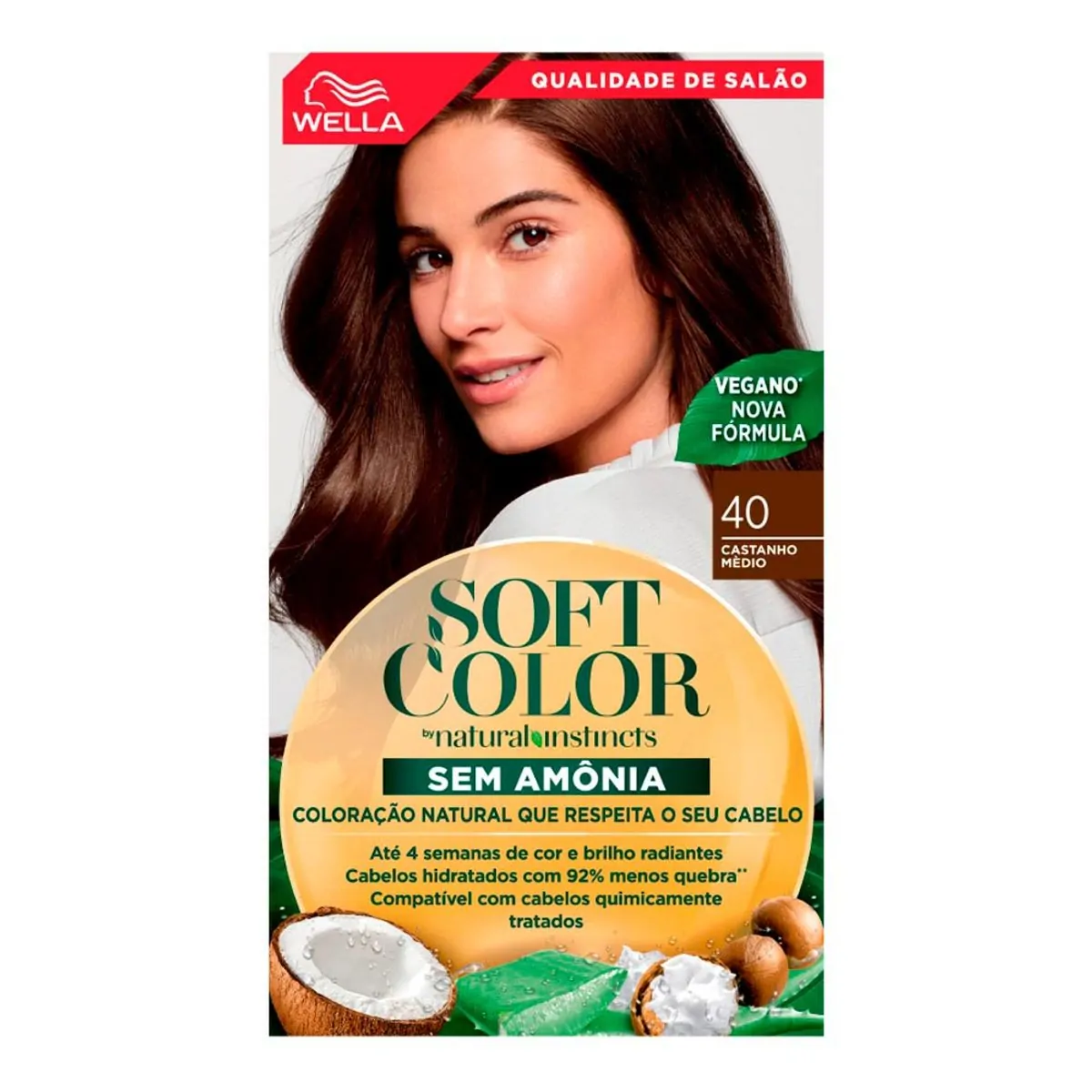 Tonalizante Soft Color 40 Castanho Medio
