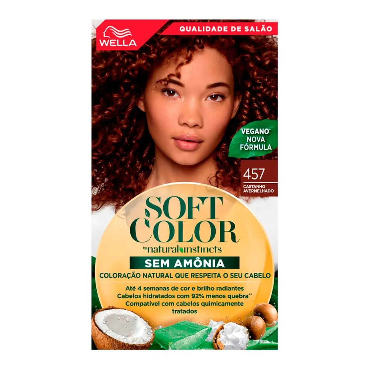 Tintura Soft Color Castanho Avermelhado 457