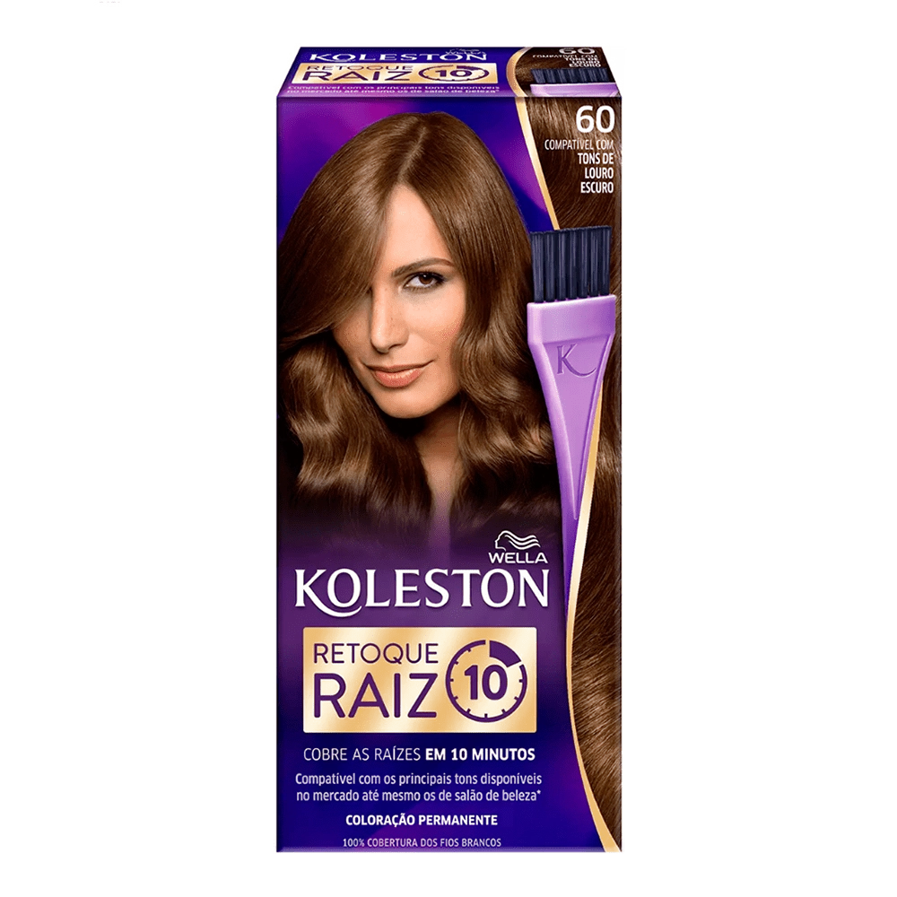 Retoque De Raiz Koleston 60 Louro Escuro