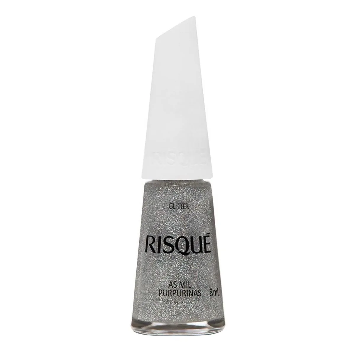 Esmalte Risqué Metal Glit as Mil Purpurina 1 Unidade 8ml