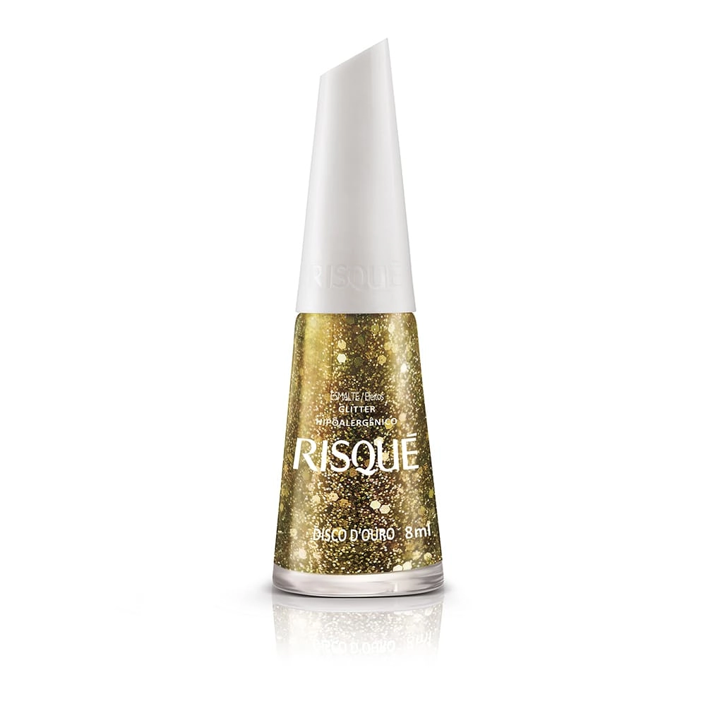 Esmalte Risqué Color Effect Disco D Ouro 8ml 1 Unidade
