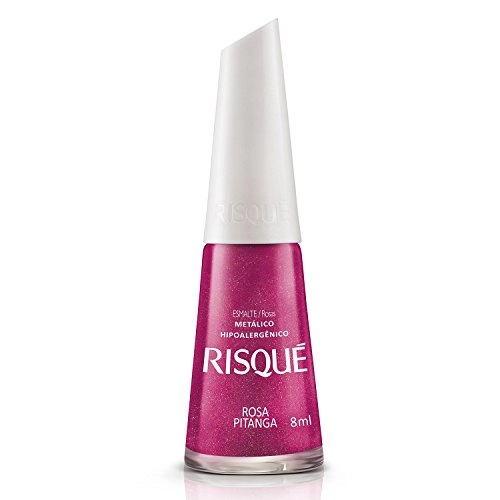 Esmalte Metalico Rosa Pitanga 8ml Risque