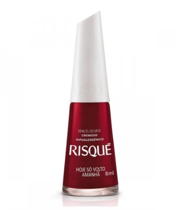 Esmalte Cremoso Hoje So Volto Amanha 8ml Risque