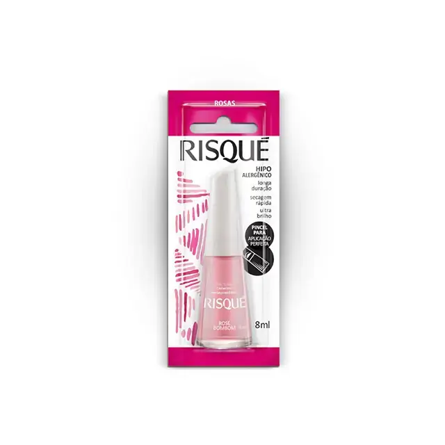 Esmalte Risque 8ml Rose Bombom