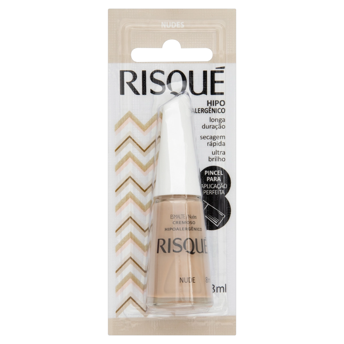 Esmalte Cremoso Nude Risqué Nudes Blister 8ml