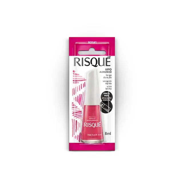 Esmalte Pink Fluor 8ml Risque