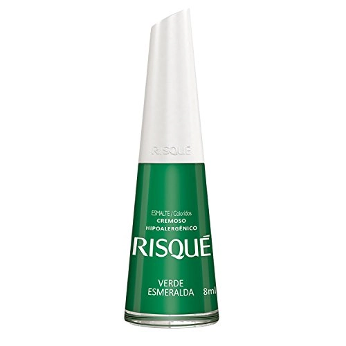 Esmalte Cremoso Verde Esmeralda 8ml Risque