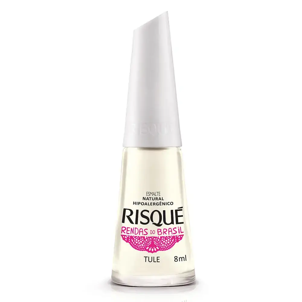 Esmalte Natural Rendas Do Brasil Tule 8ml Risque