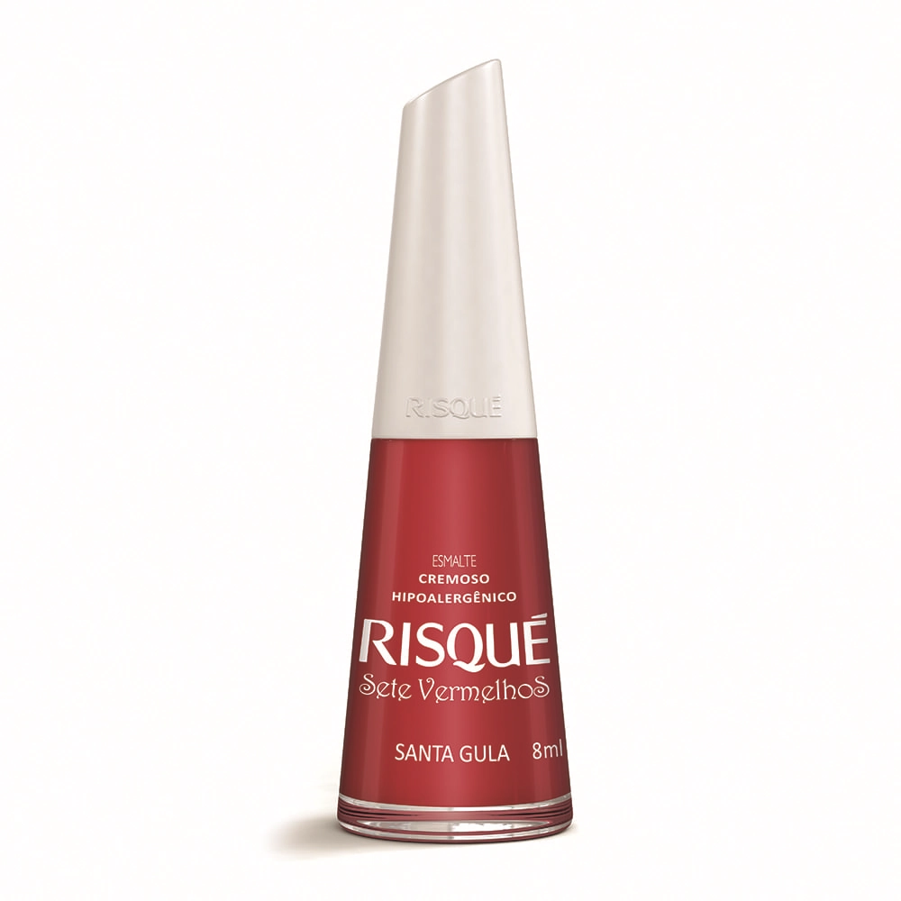 Esmalte Cremoso 7 Vermelhos Santa Gula 8ml Risque