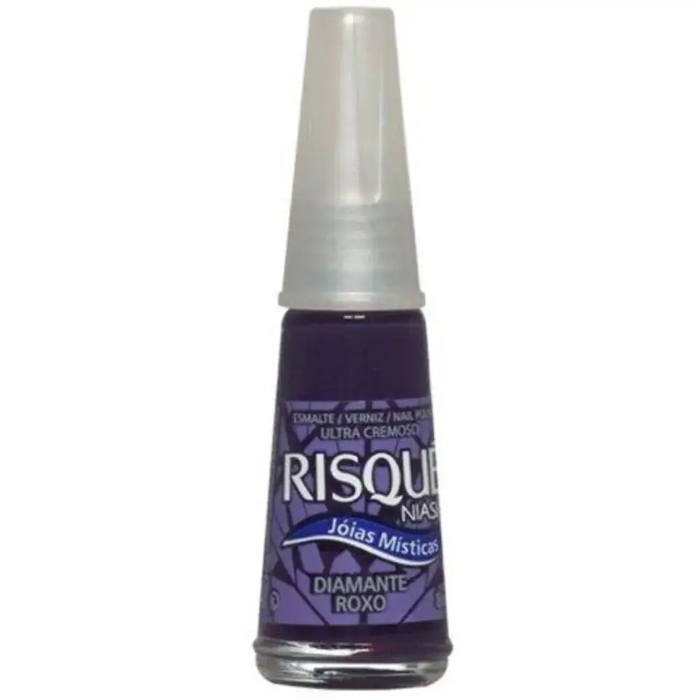 Esmalte Joias Misticas Diamante Roxo 8ml Risq