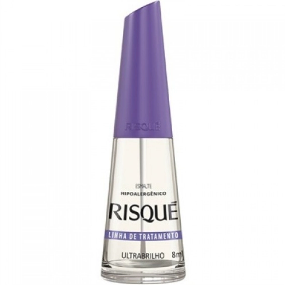 Esmalte Natural Base Extra Brilho 8ml Risque