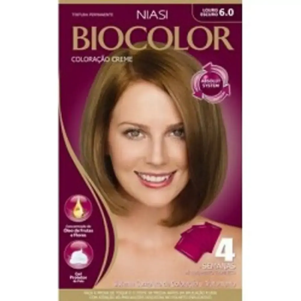 Tintura Biocolor Creme 6.0 Louro Escuro