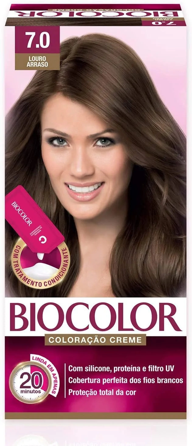 Kit tintura 6.0 louro escuro clássico Biocolor