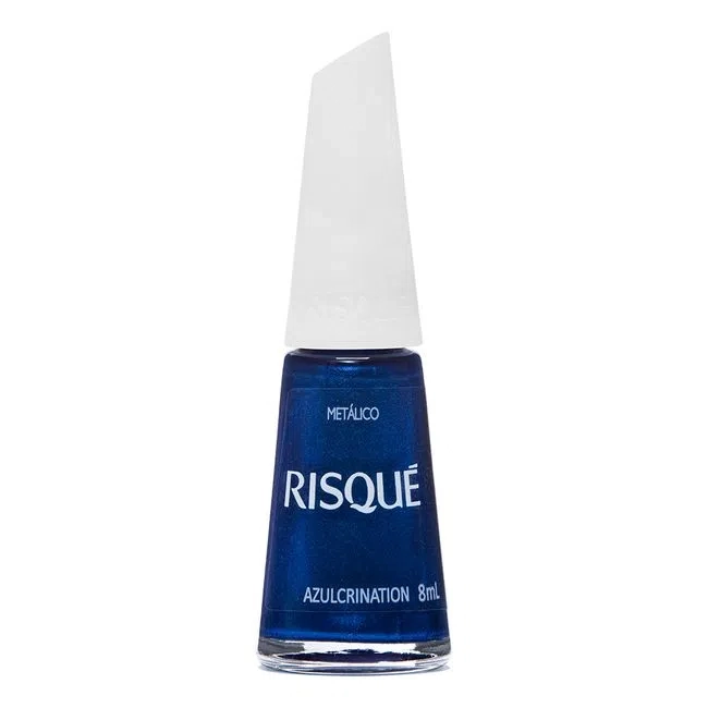 Esmalte Metalico Azul Crination 8ml Risque