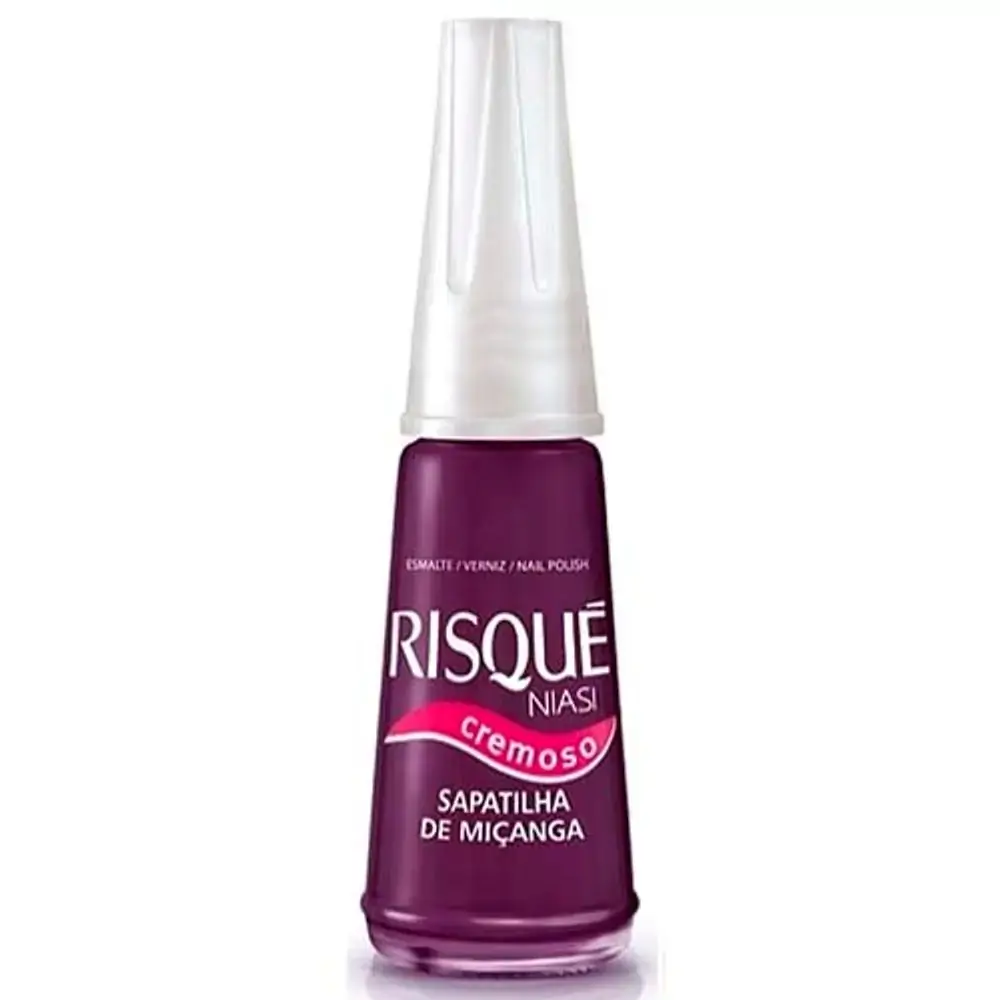Esm Risque Moda Creme Sapatilha Micanga