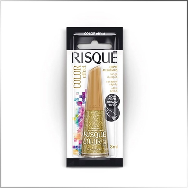 Esmalte Cremoso Disco De Ouro 8ml Risque