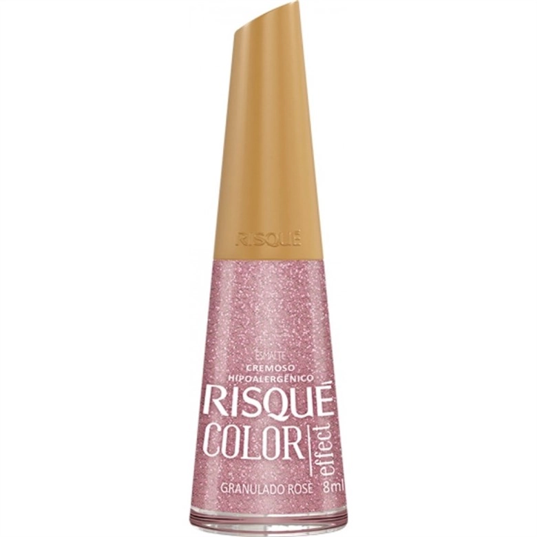 Esmalte Cremoso Granulado Rose 8ml Risque